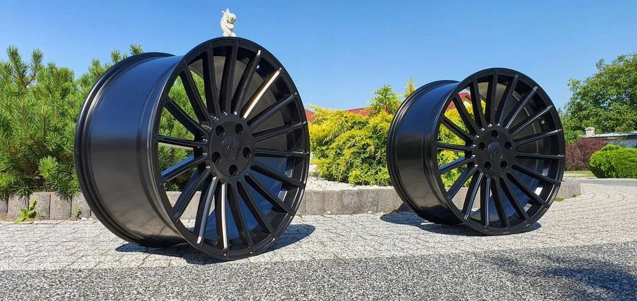 Комплект легкосплавних дисків 21" HAXER HX010 21x10,5/11,5 ET38/40 5x112 Czarna Satyna - фото My Tuning Lab