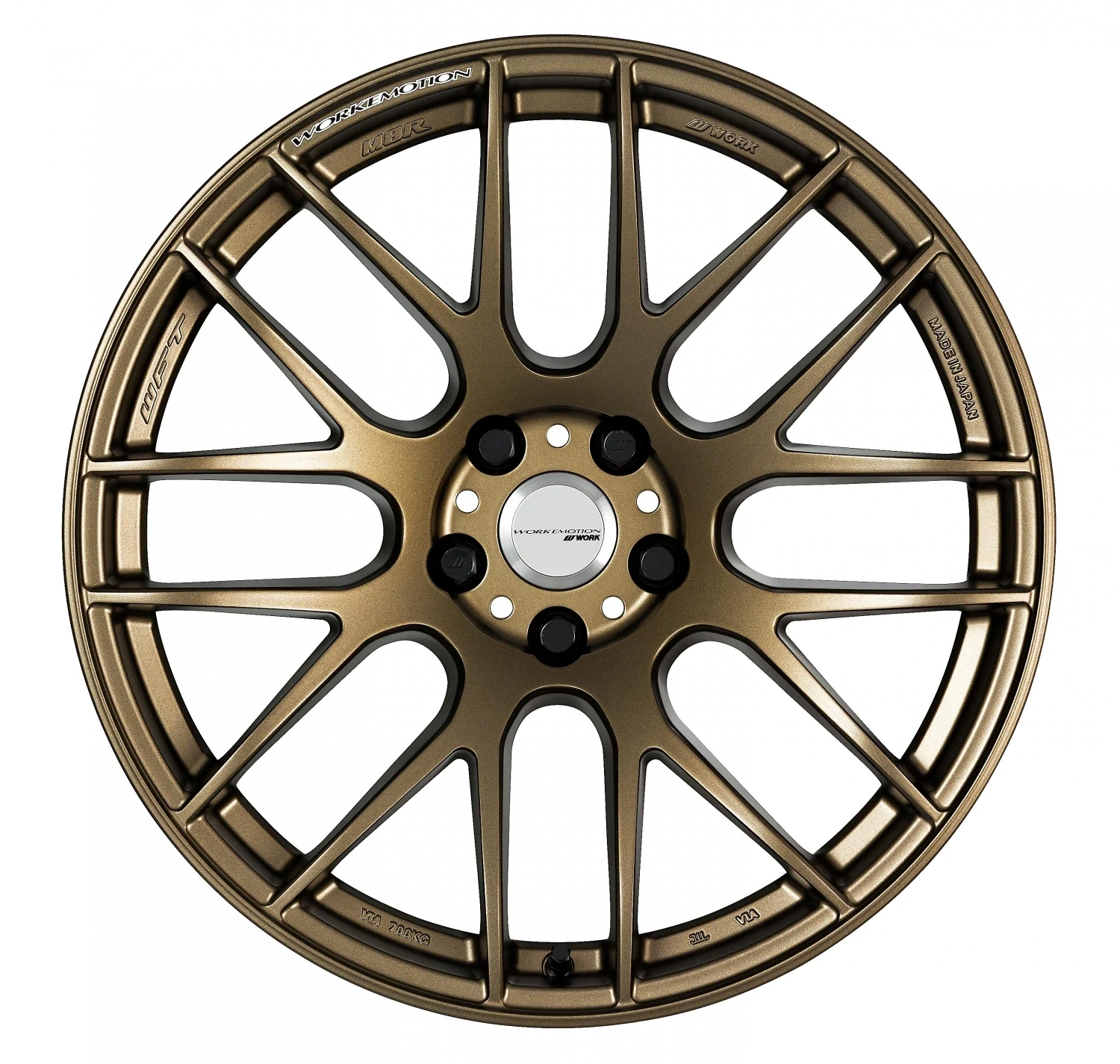Легкосплавний диск 19" Work Wheels Work Emotion M8R 19x8,5 BLANK Matte бронза (AGH) - фото My Tuning Lab