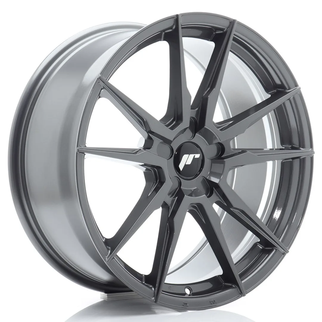 Легкосплавний диск 19" Japan Racing JR21 19x8,5 ET45 5x108 насичений сірий - фото My Tuning Lab