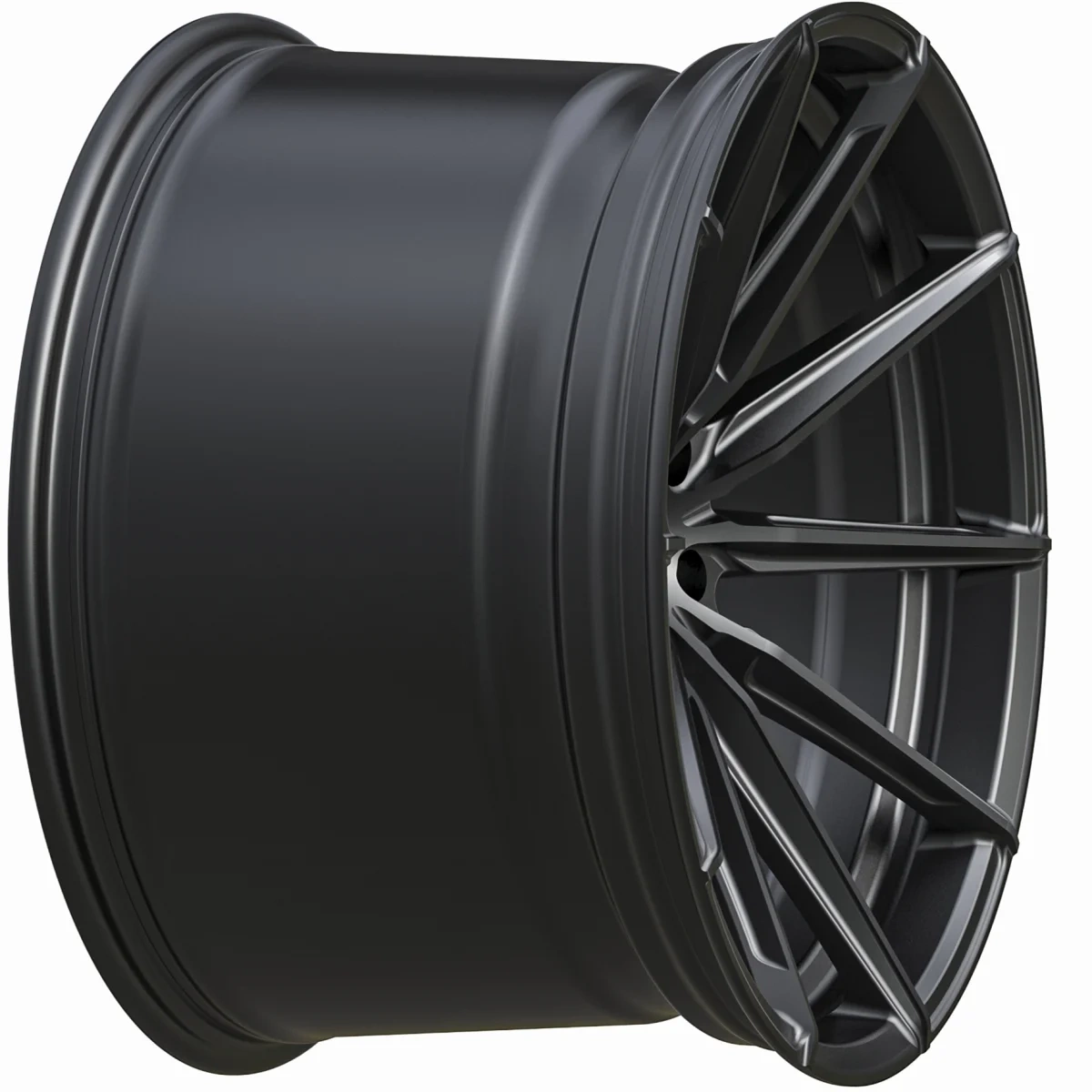 Легкосплавний диск 22" Wheelforce CF.3-FFR 22x11 ET10 5x112 глибокий чорний - фото My Tuning Lab