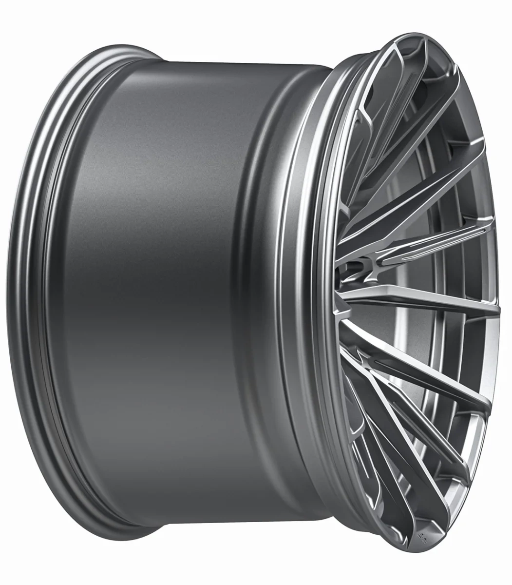 Легкосплавний диск 22" Wheelforce CF.4-FFR 22x11 ET10 5x120 Gloss Steel - фото My Tuning Lab