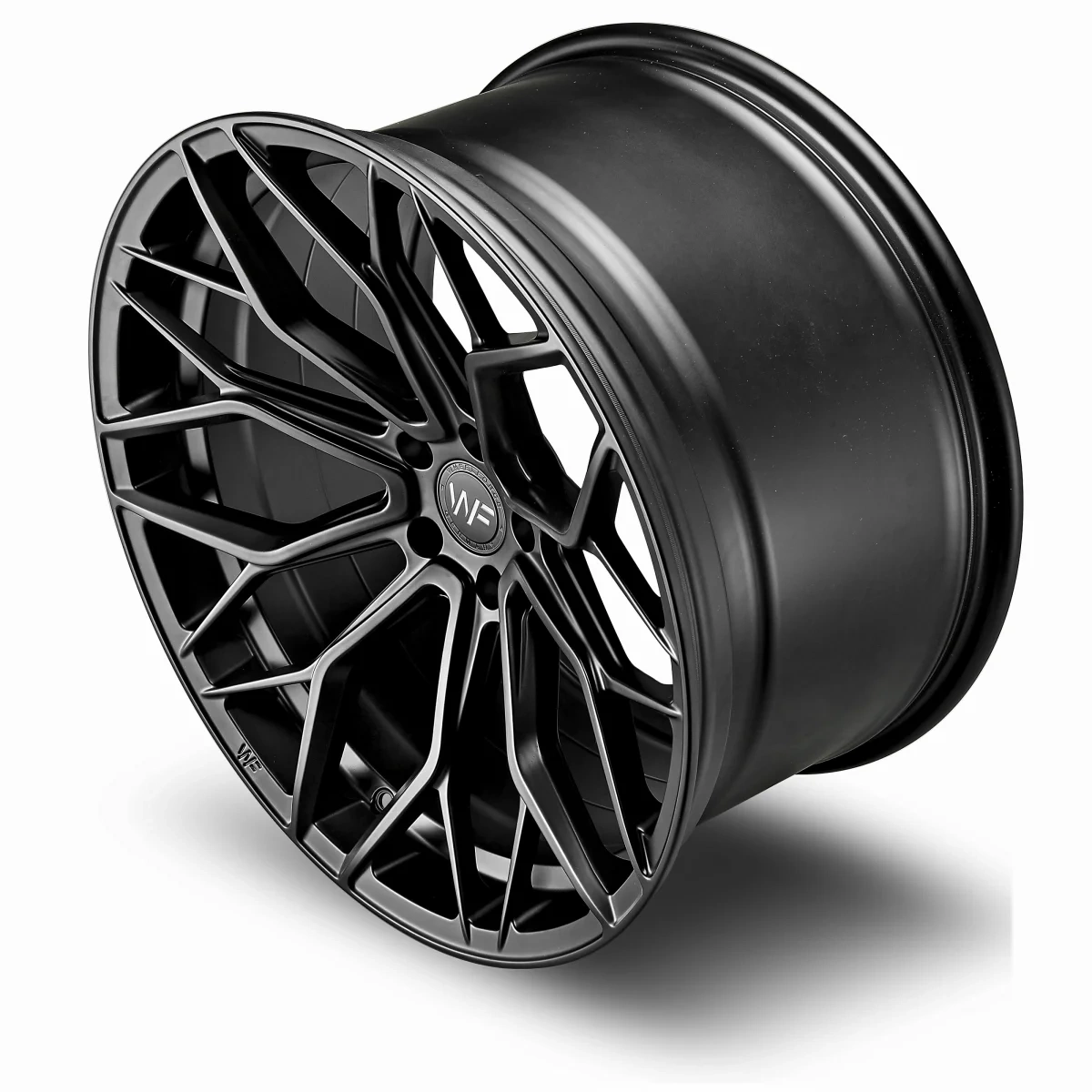 Легкосплавний диск 20" Wheelforce HE1-FF 20x9 ET28 5x112 глибокий чорний - фото My Tuning Lab