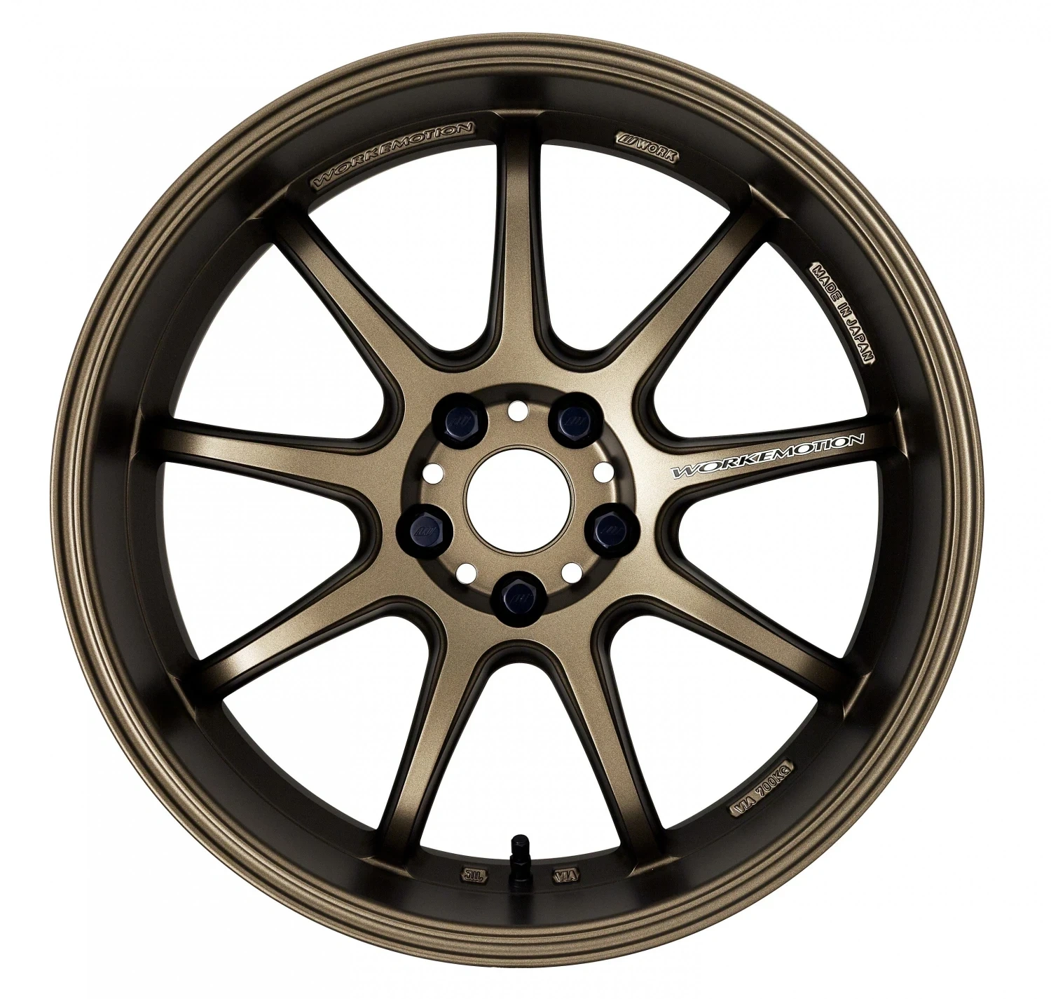 Легкосплавний диск 18" Work Wheels Work Emotion D9R 18x7,5 BLANK Matte бронза (AHG) - фото My Tuning Lab